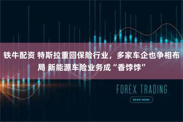 铁牛配资 特斯拉重回保险行业，多家车企也争相布局 新能源车险业务成“香饽饽”